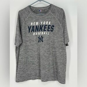 NY YANKEES BASEBALL T SHIRT IN GREY